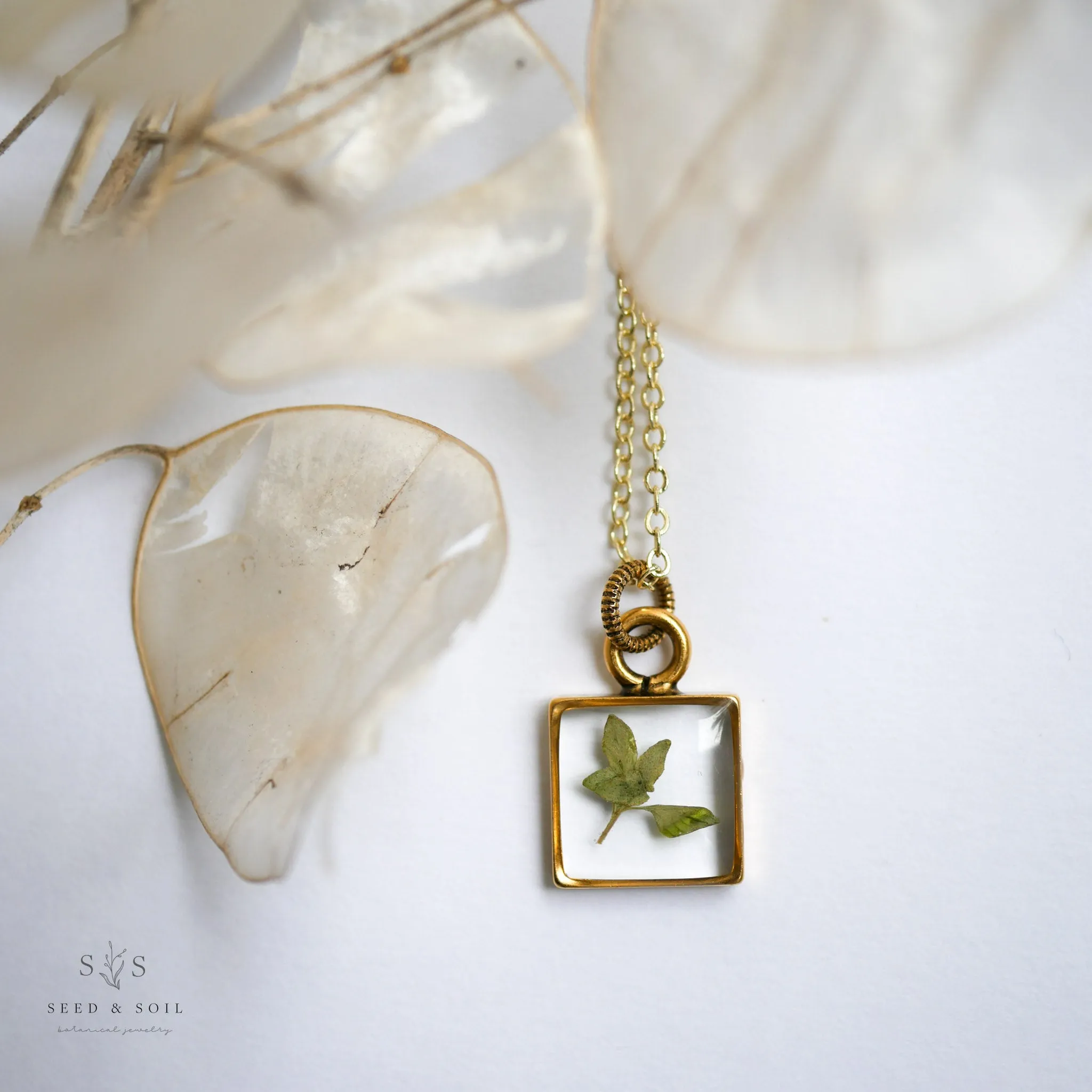 Small Square Pendant