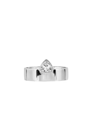 Smooth Wcz Trillion Cigar Ring