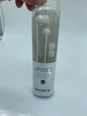 Sony MDR-EX15LP White In-Ear Stereo Audio Fashion Earbuds Earphones Headphones