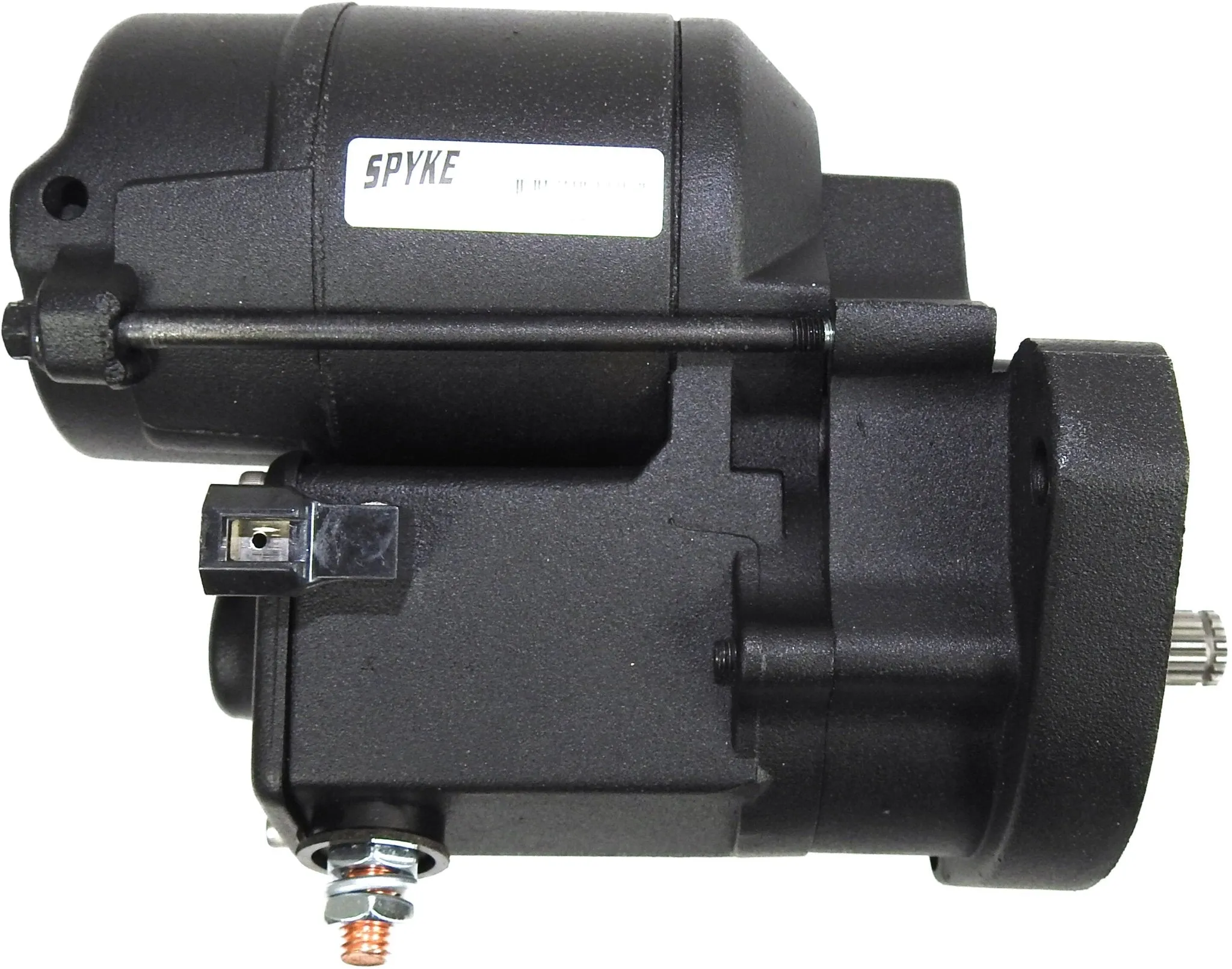 Spyke 401416 1.4kw Starter Motor - Wrinkle Black