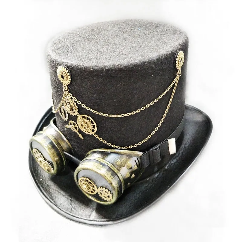 Steam Punk Gothic Top Hat