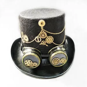 Steam Punk Gothic Top Hat