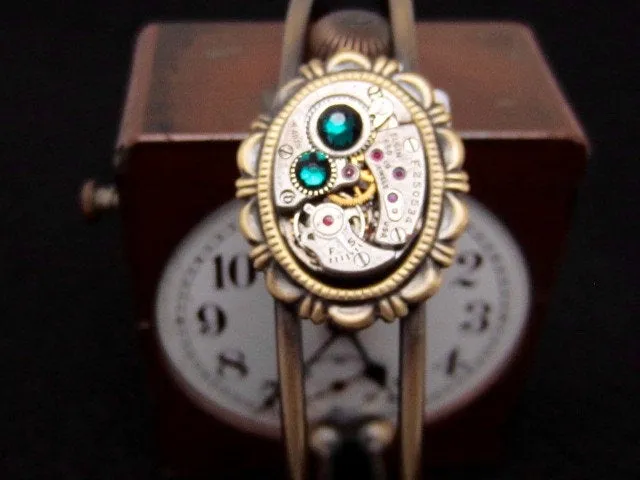 Steampunk Bracelet Cuff - steampunk jewelry