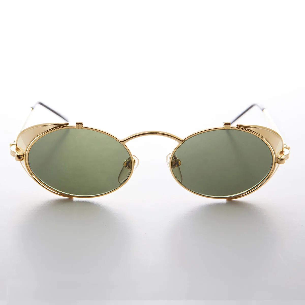 Steampunk Goggle Sunglass with Side Shields Vintage - Orson