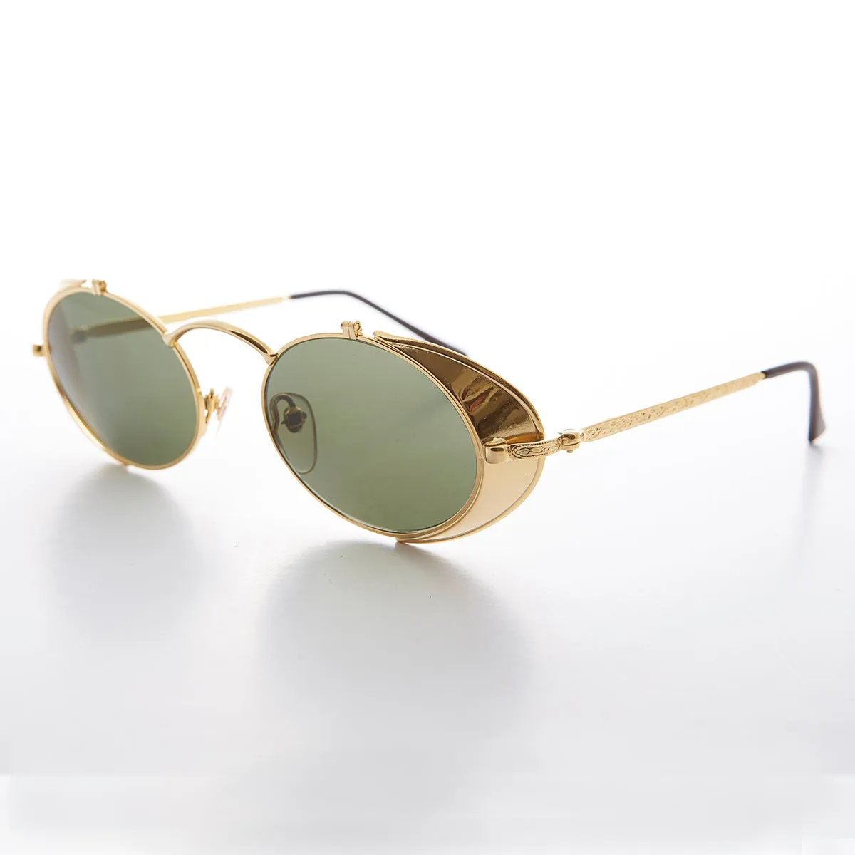 Steampunk Goggle Sunglass with Side Shields Vintage - Orson