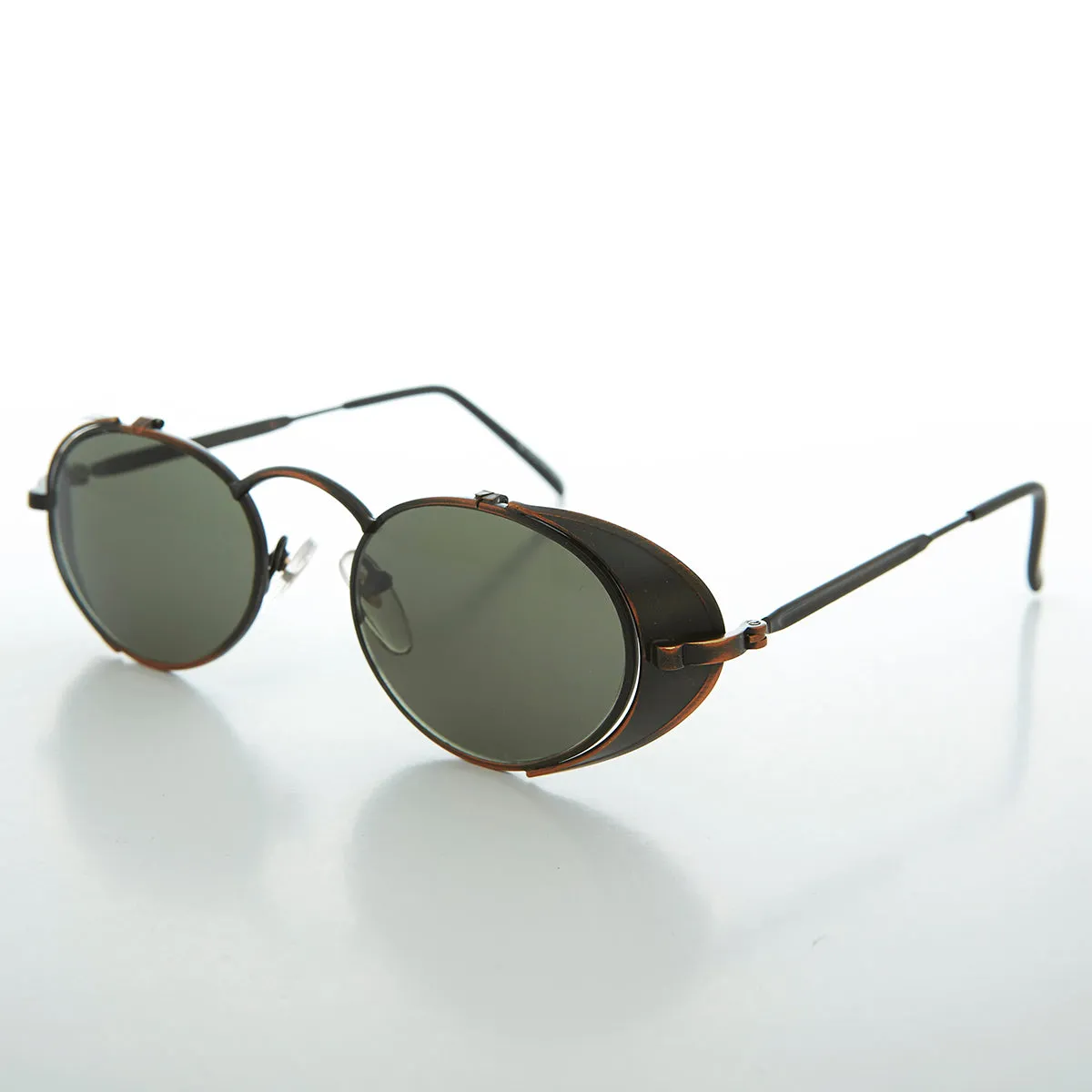 Steampunk Goggle Sunglass with Side Shields Vintage - Orson