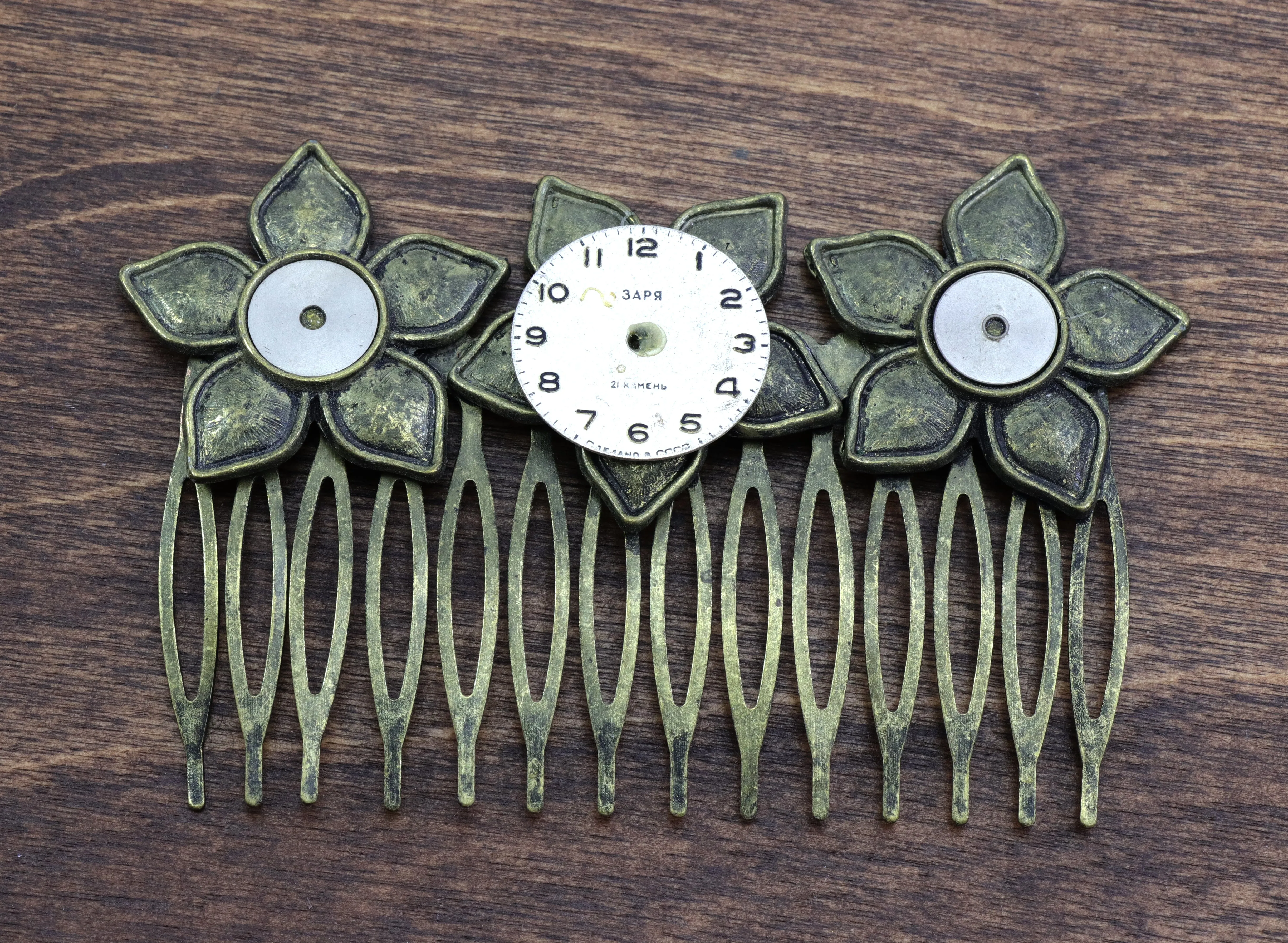 Steampunk Hair Comb