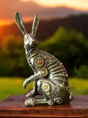 Steampunk Jack Rabbit - Veronese Design - Vintage Aesthetic