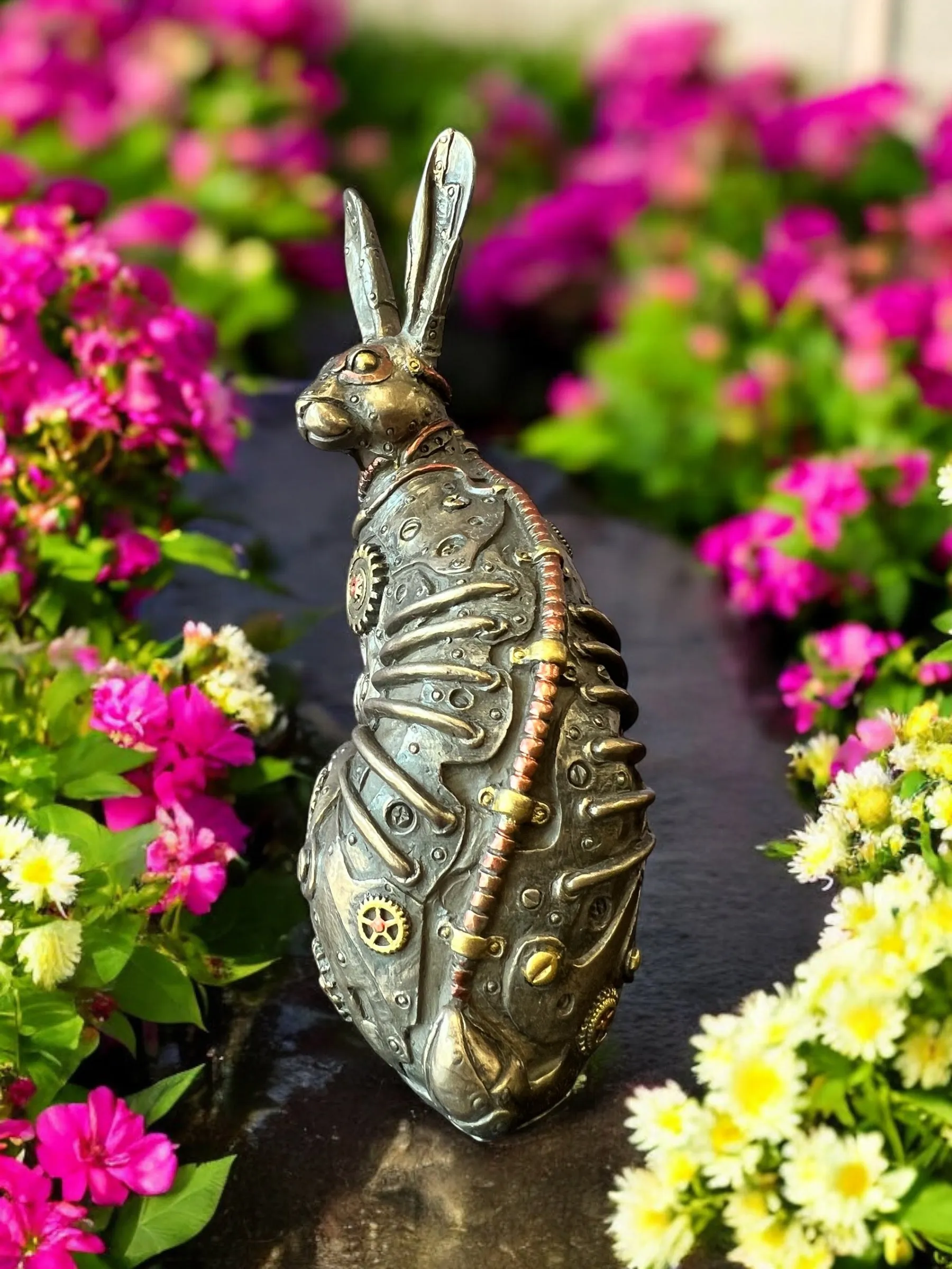 Steampunk Jack Rabbit - Veronese Design - Vintage Aesthetic