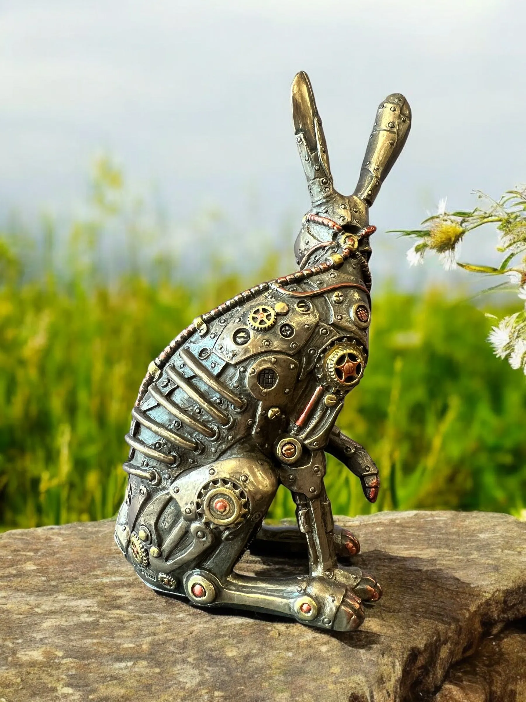 Steampunk Jack Rabbit - Veronese Design - Vintage Aesthetic