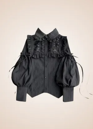 Steampunk Vintage Lolita Shirt