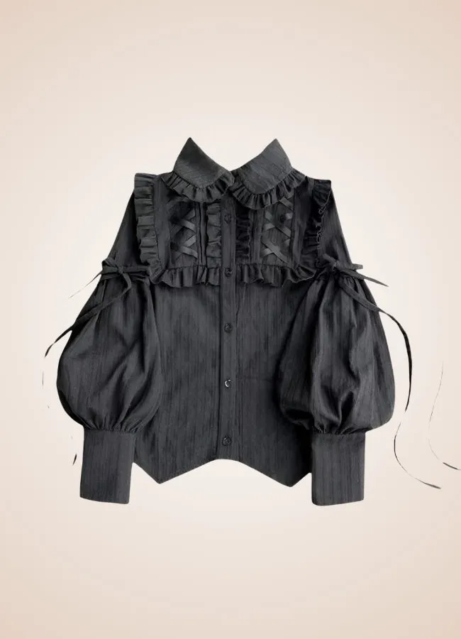 Steampunk Vintage Lolita Shirt