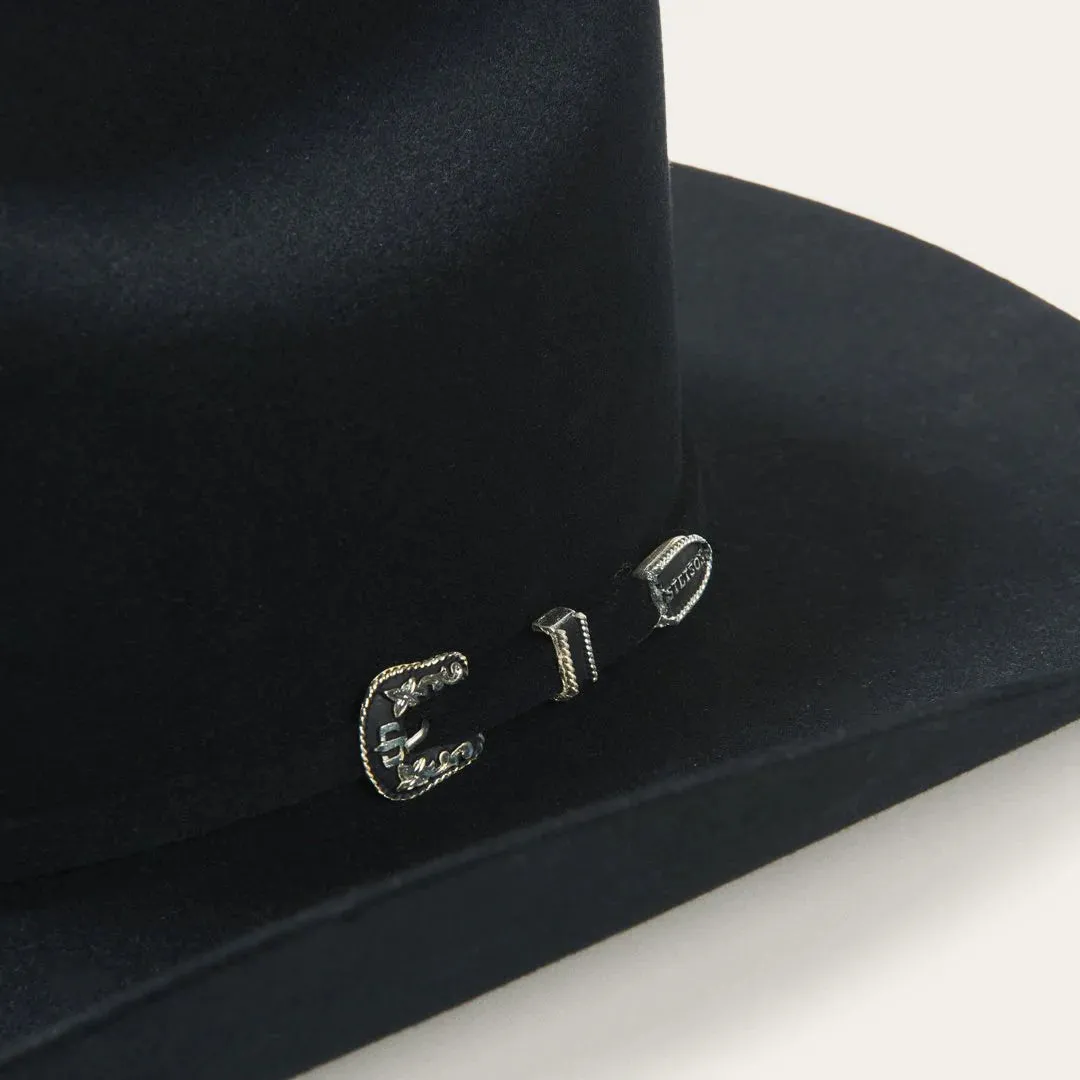 Stetson Skyline 6x Fur Felt Hat - Black, Chocolate and Silverbelly