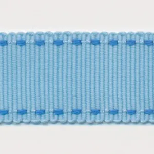 Stitch Grosgrain Ribbon #06 Sherbet Blue & Turquoise