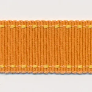 Stitch Grosgrain Ribbon #120 Orange & Saffron
