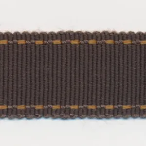 Stitch Grosgrain Ribbon #36 Dark Brown & Brown
