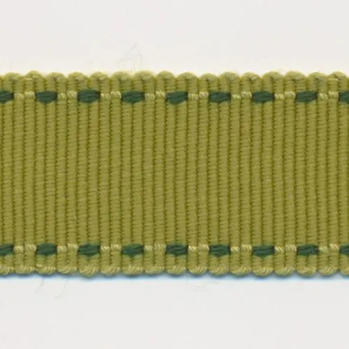 Stitch Grosgrain Ribbon #66 Uguisu & Green