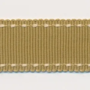 Stitch Grosgrain Ribbon #70 Camel & Cream