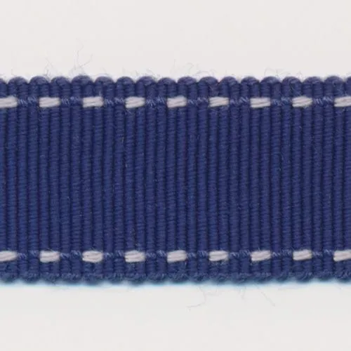 Stitch Grosgrain Ribbon #84 Navy & Purple