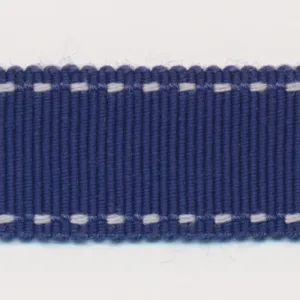 Stitch Grosgrain Ribbon #84 Navy & Purple
