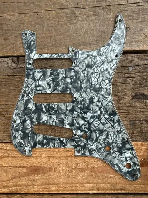 Stratocaster Style Pickguard Black Pearloid 2000