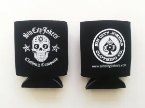 Sugar Skull Coozie (Black)