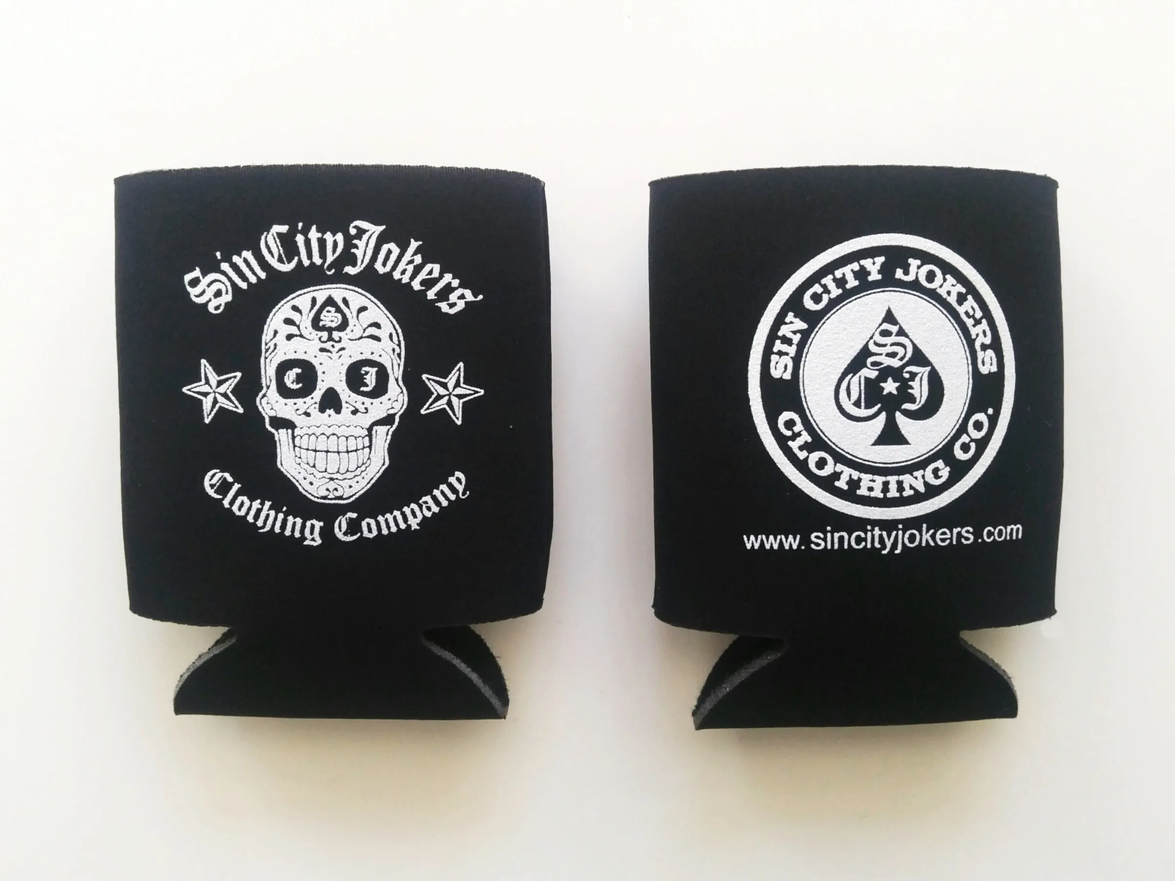 Sugar Skull Coozie (Black)