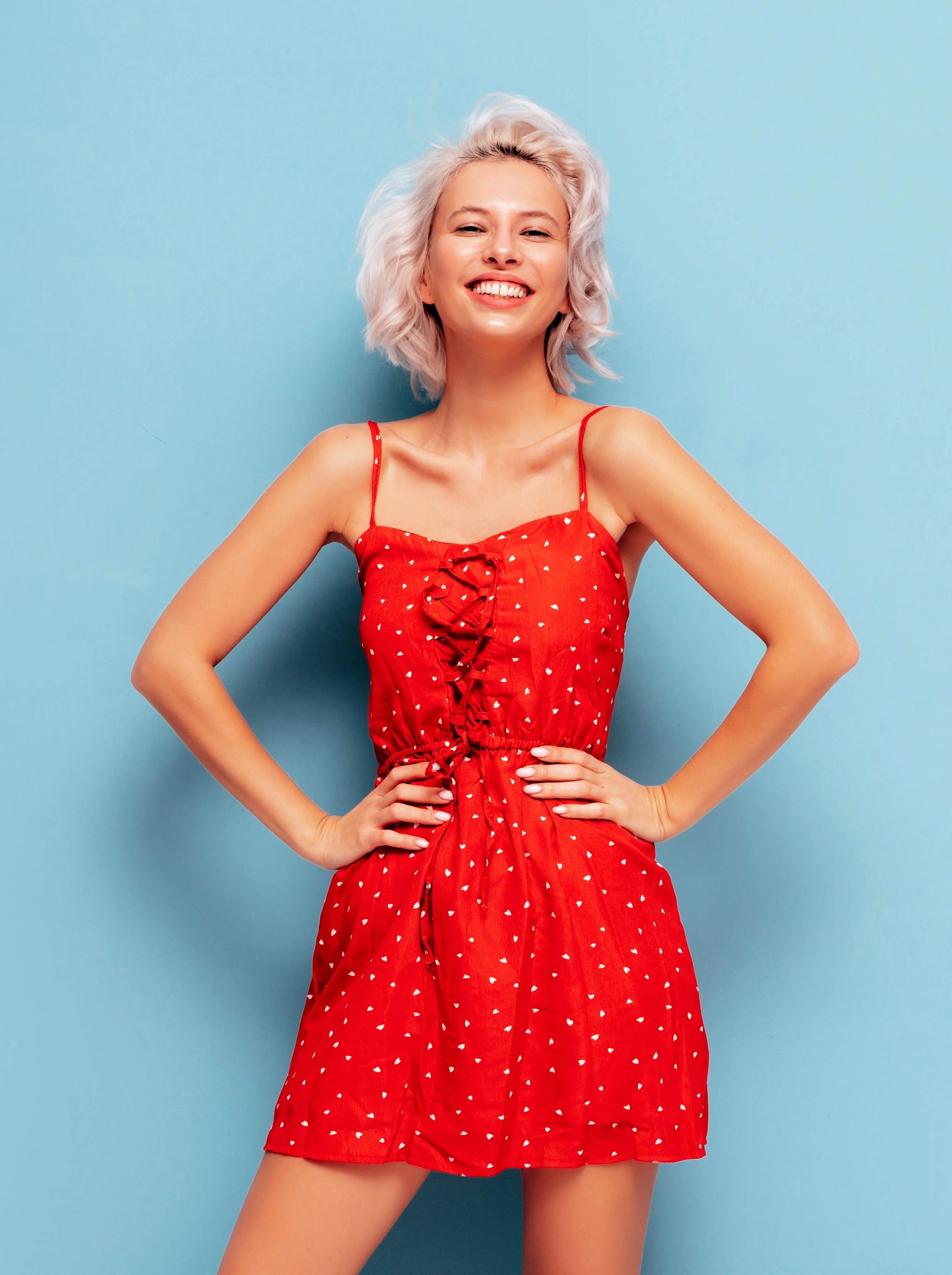 Summer Mini Polka Dot Dress