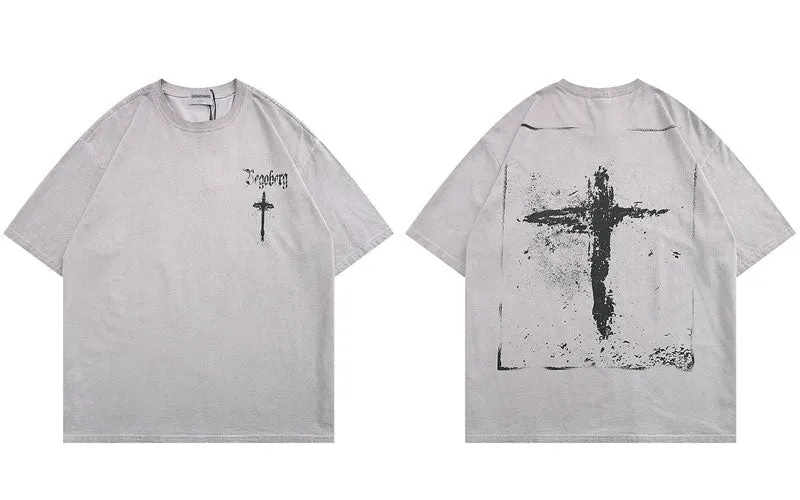 T-shirt Gothic vintage homme