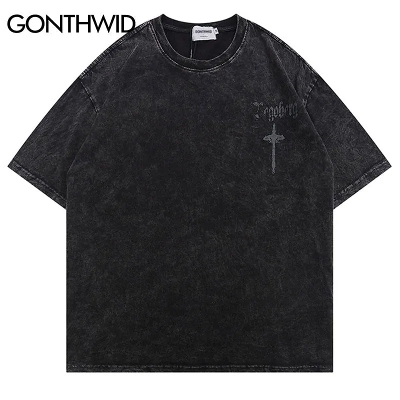 T-shirt Gothic vintage homme