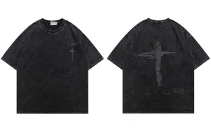 T-shirt Gothic vintage homme