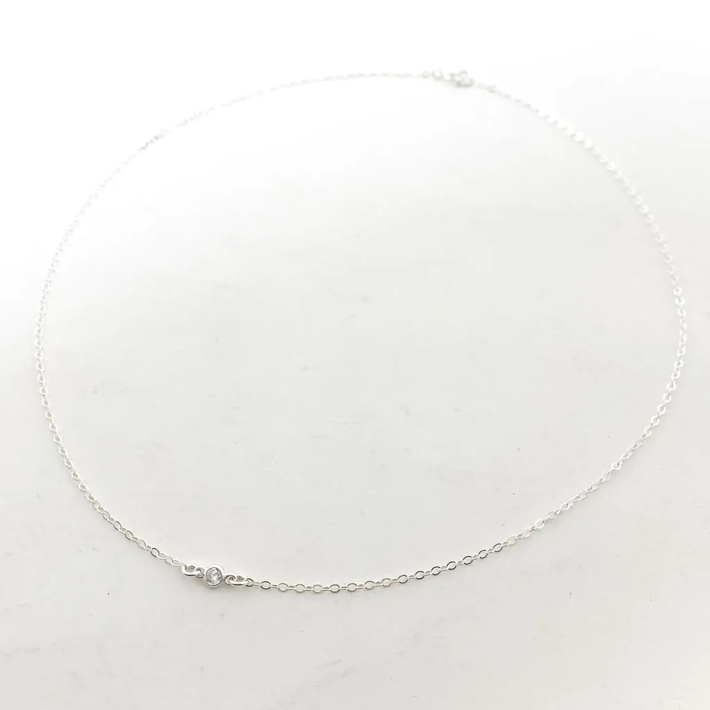 Tatum Rhinestone Necklace