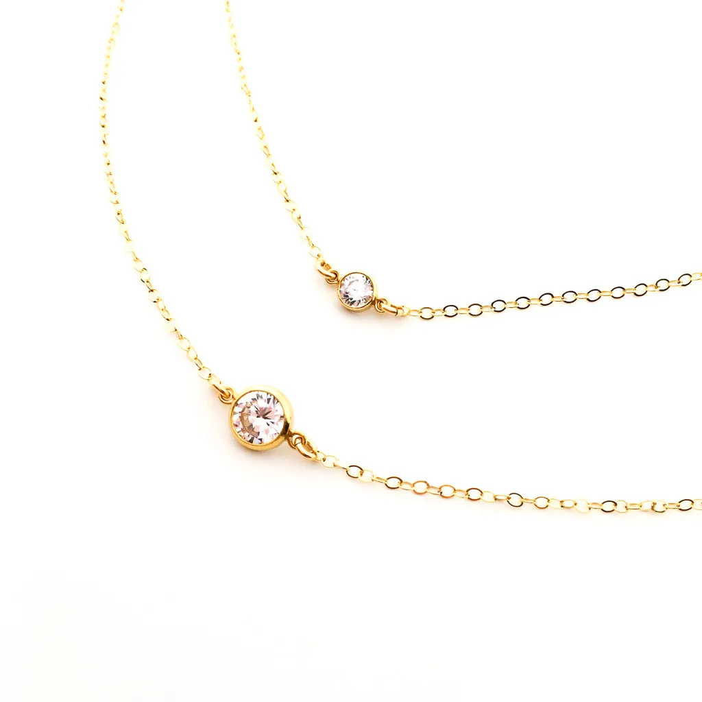 Tatum Rhinestone Necklace