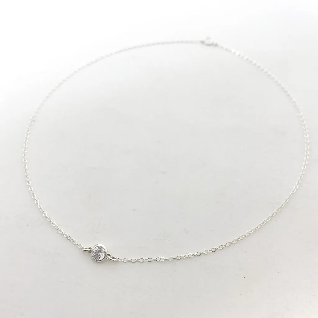 Tatum Rhinestone Necklace