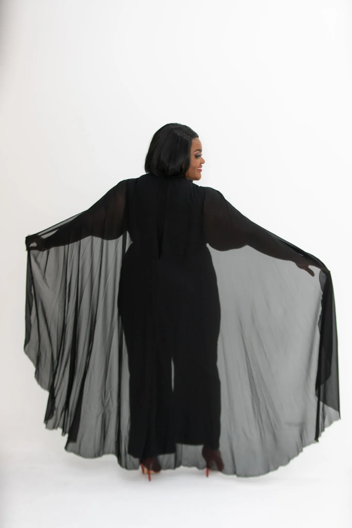 Therry Cape Jumpsuit