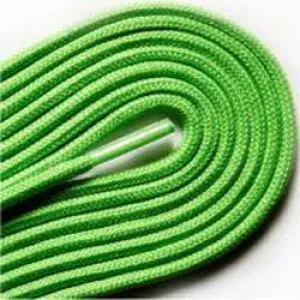 Thin Round Fashion Dress 1/8" Laces - Neon Green (2 Pair Pack) Shoelaces