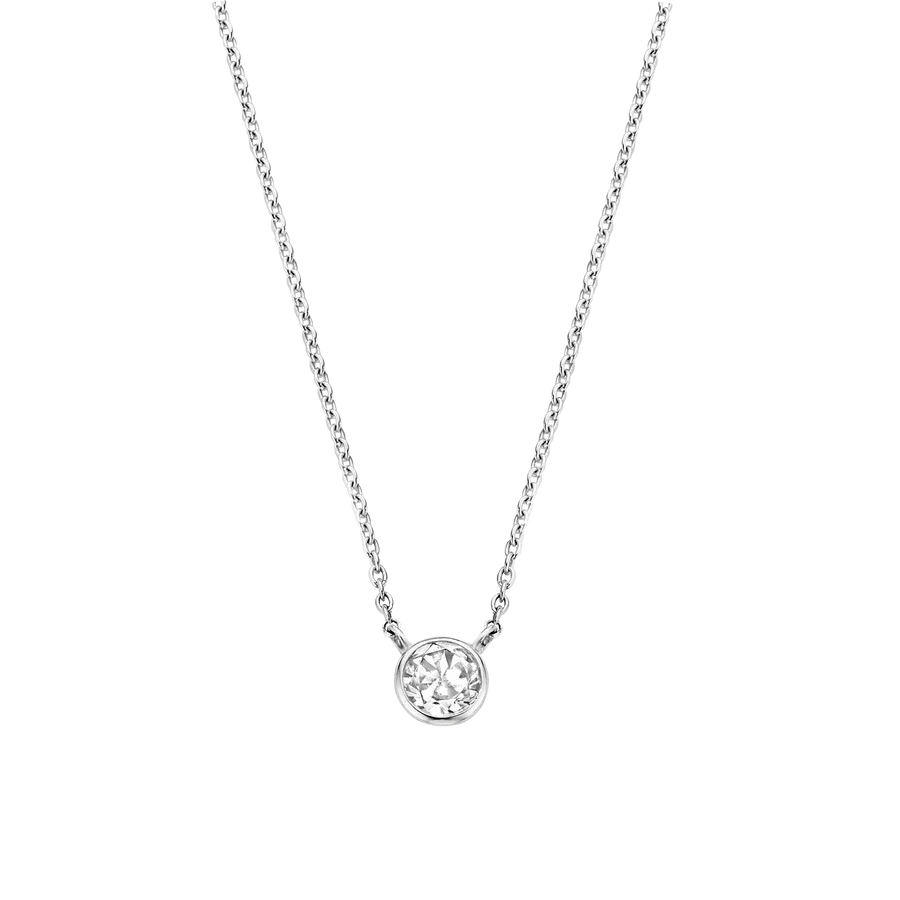 Ti Sento Milano Zirconia Bezel Necklace