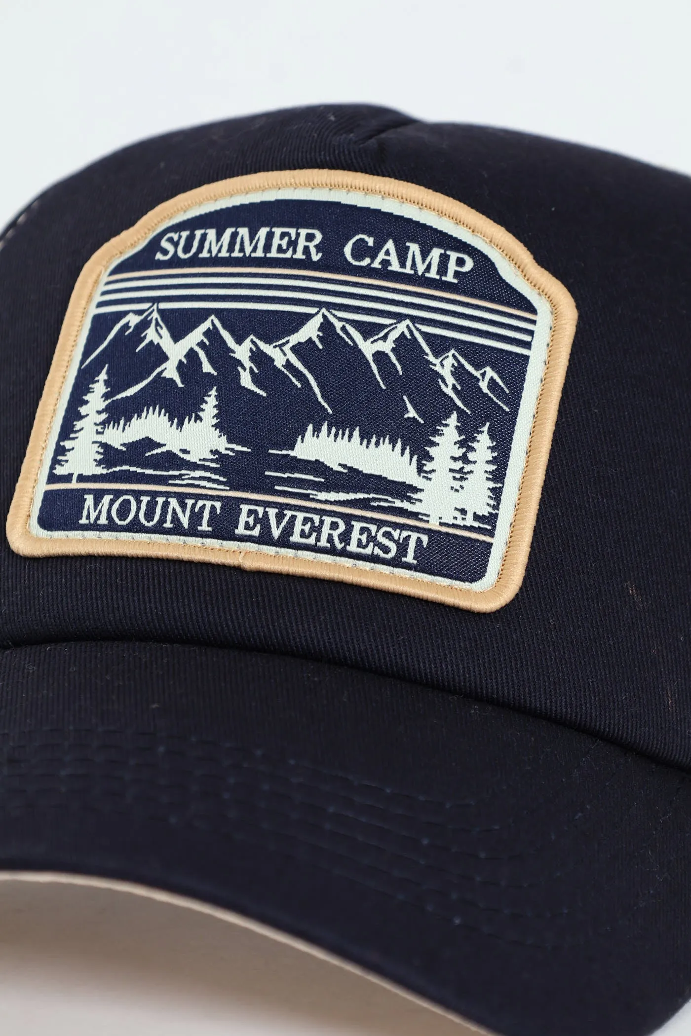Trucker Applique Cap - Navy