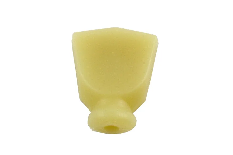 Tuning key plastic buttons for gluing or melting onto vintage style keys  - single ring keystone (6)