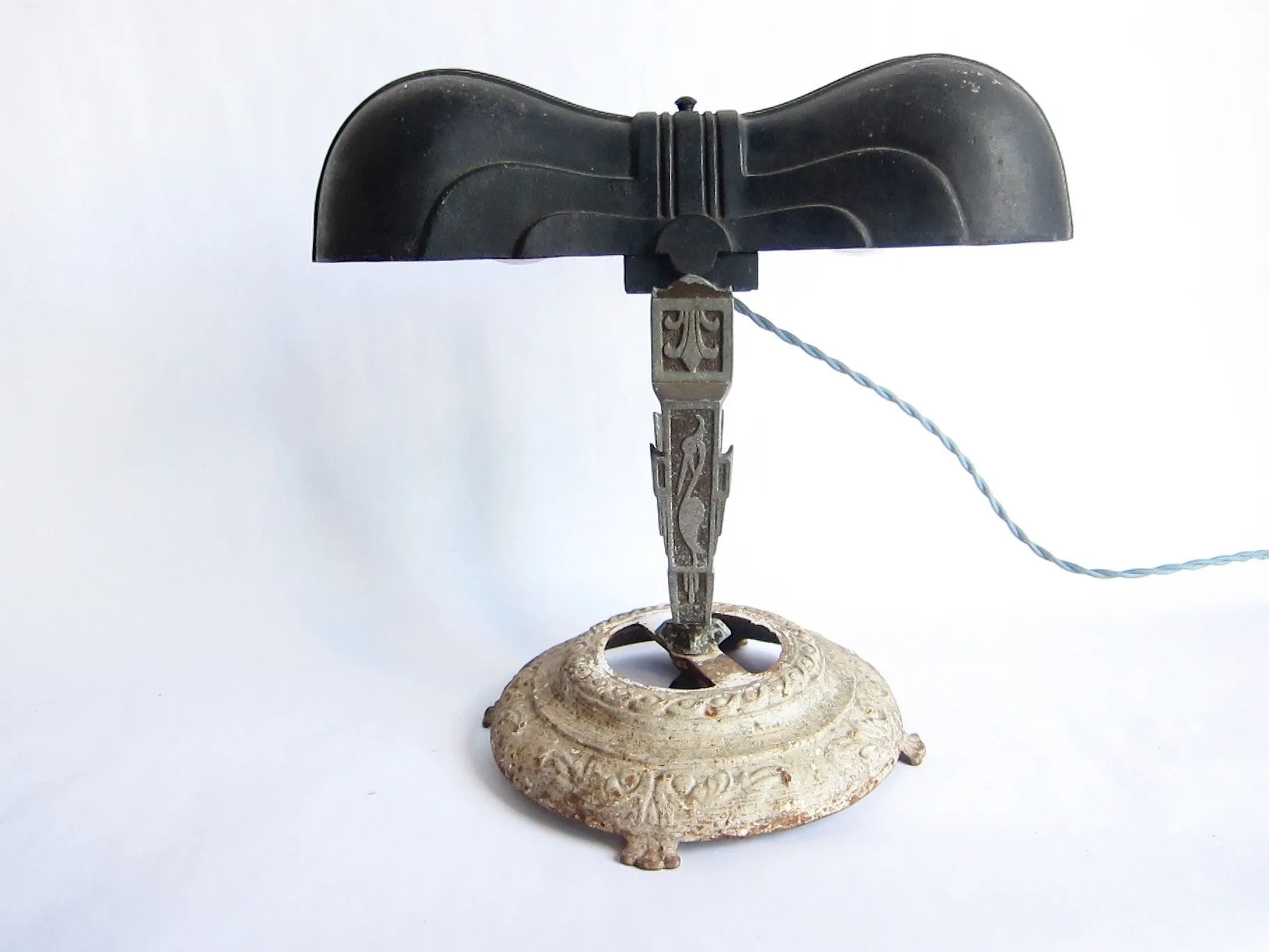 Unique Upcycled Art Deco Steampunk Style Lamp