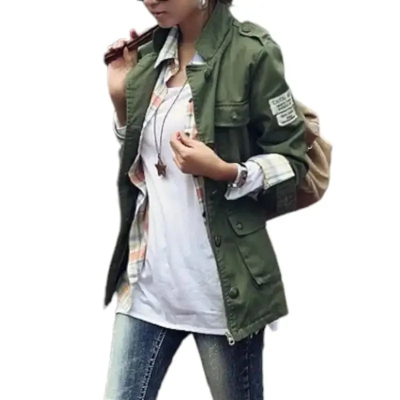 Veste militaire vintage femme