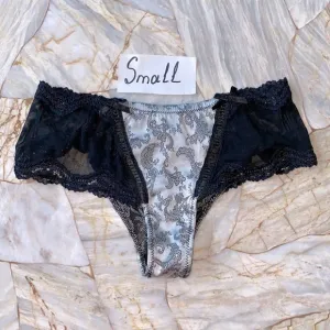 Victoria Secret Very Sexy Lace String Bikini Panty Small Vintage