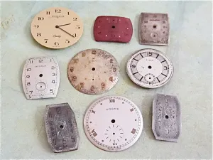 Vintage Antique Watch  Assortment Faces - g28