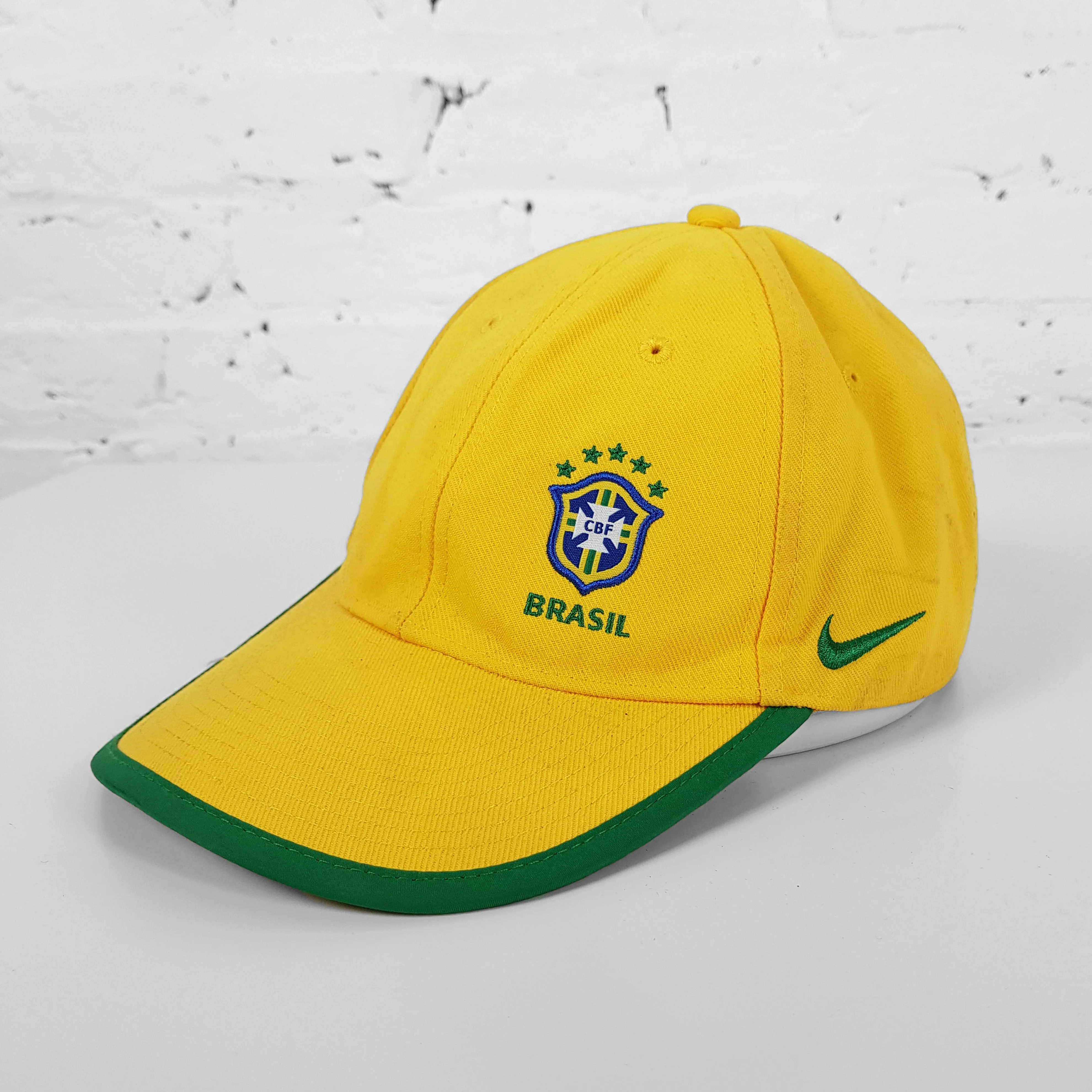 Vintage Brasil FC Nike Cap - Yellow