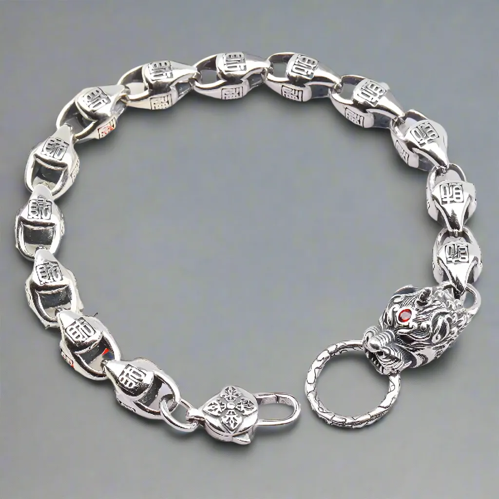 Vintage Ethnic Mantra Gothic Bracelet