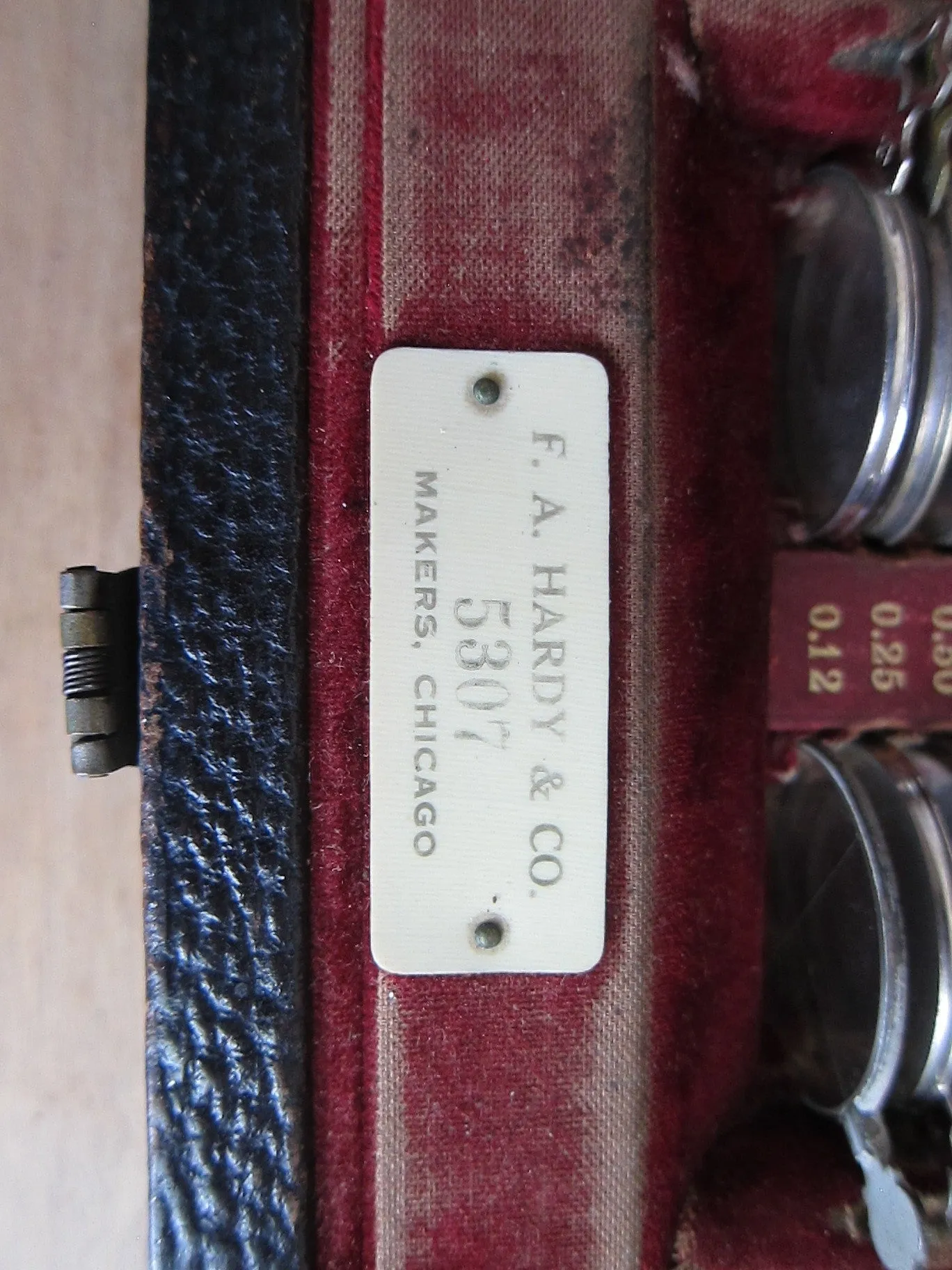 Vintage F A Hardy & Co Optometrist Set - 5307