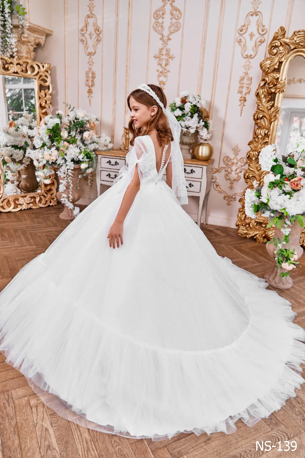 Vintage Inspired Dress for Junior Bridesmaid
