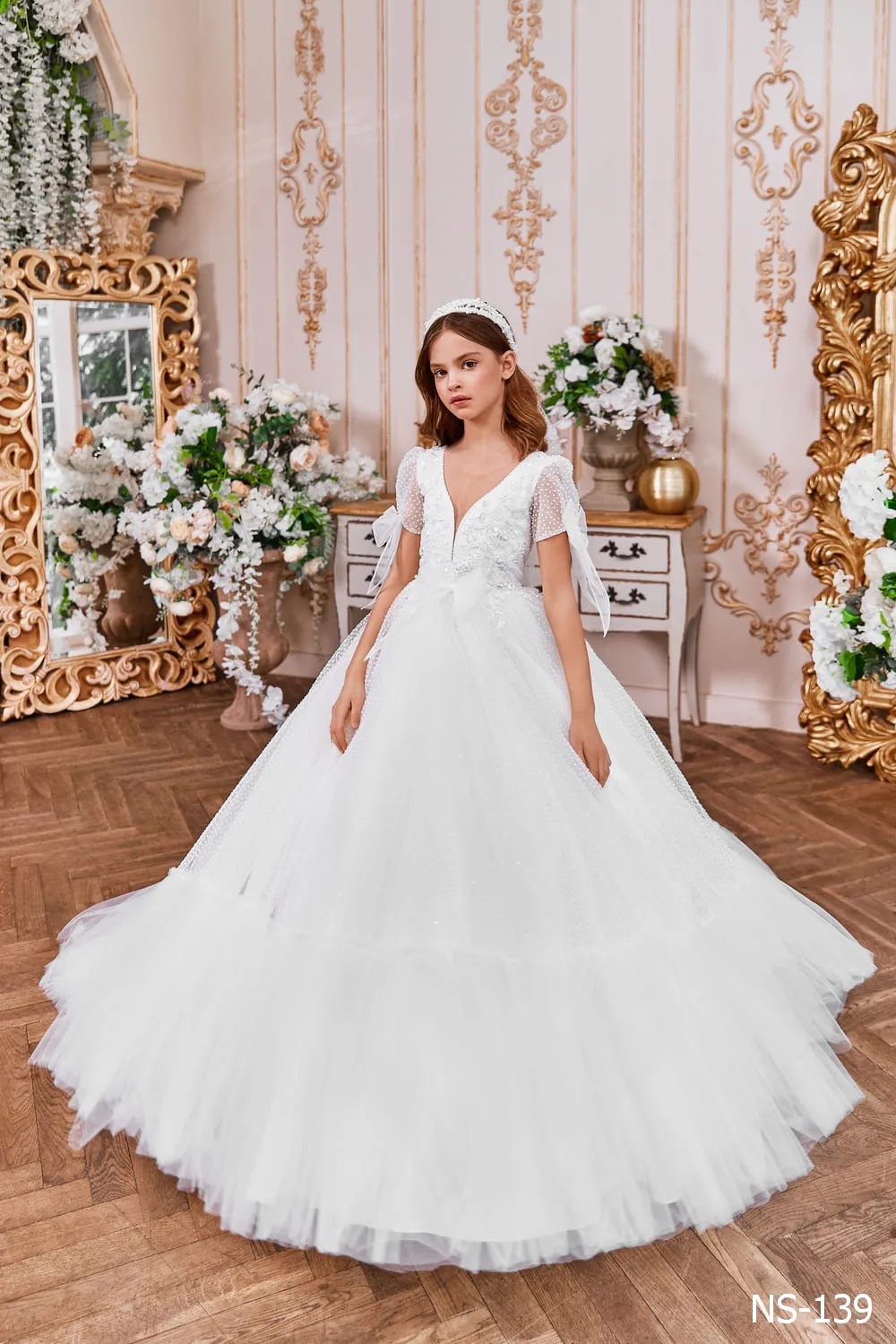 Vintage Inspired Dress for Junior Bridesmaid