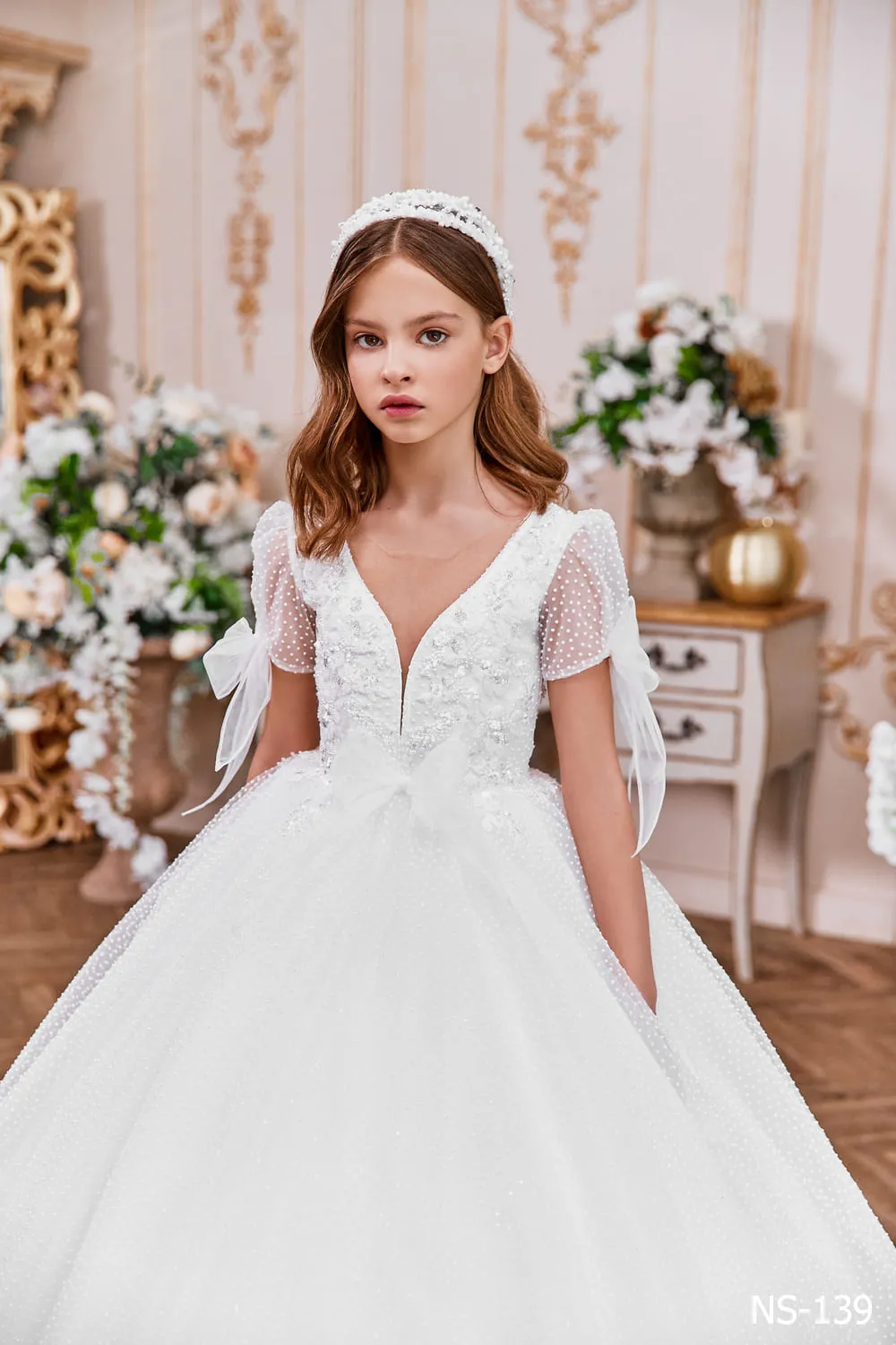 Vintage Inspired Dress for Junior Bridesmaid