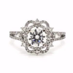 Vintage Inspired Engagement Ring
